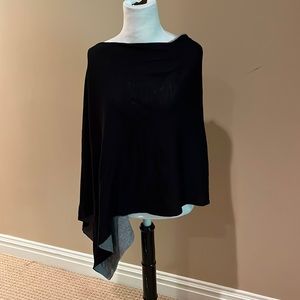 Minnie Rose black & grey poncho